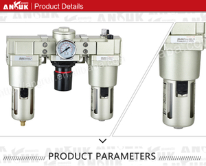 AC5000-10SMC معيار نوع فلتر الهواء مكونات تعمل بالهواء المضغوط معالج مصدر الغاز 